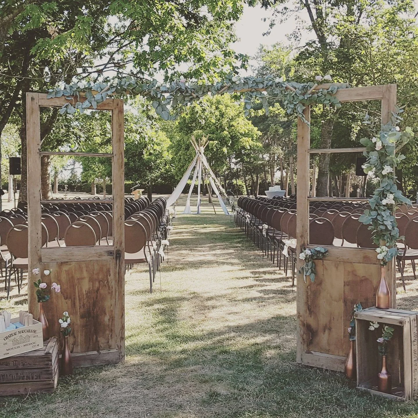 Allée de mariage