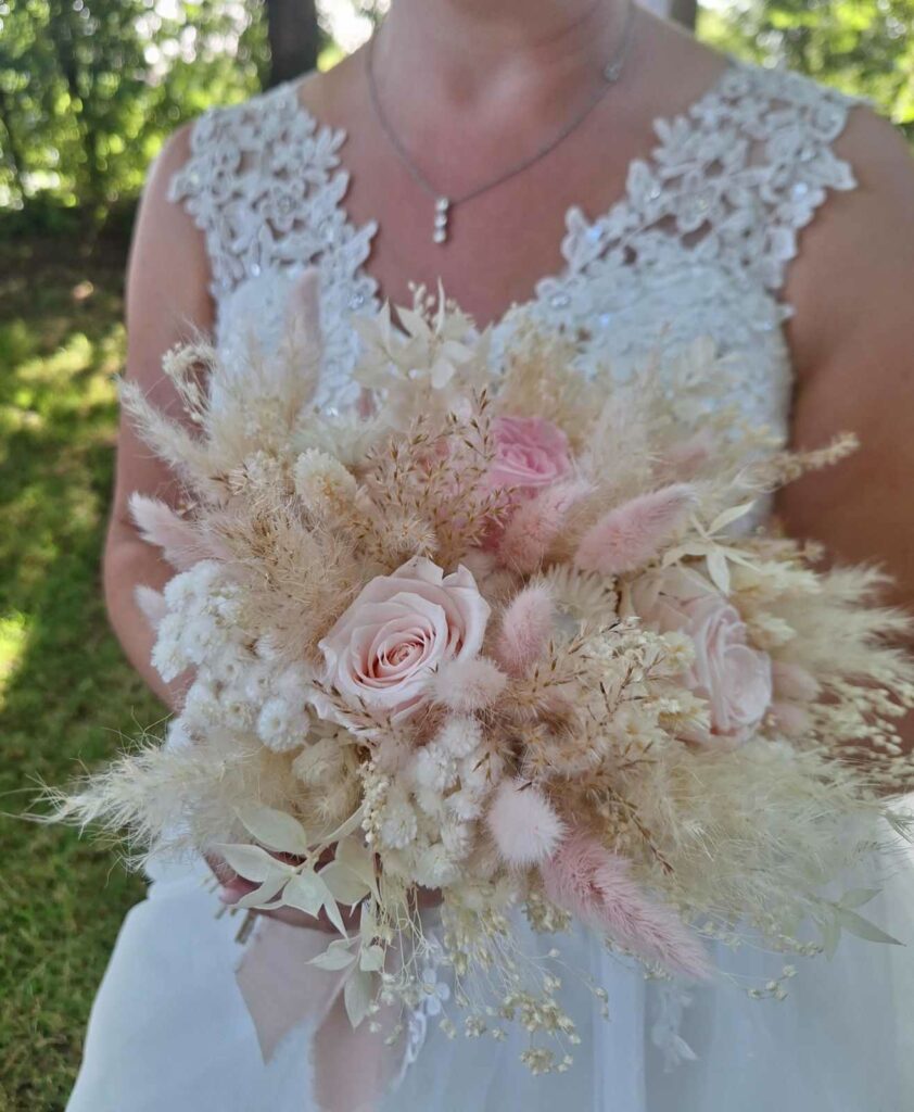 Bouquet de fleurs séchées