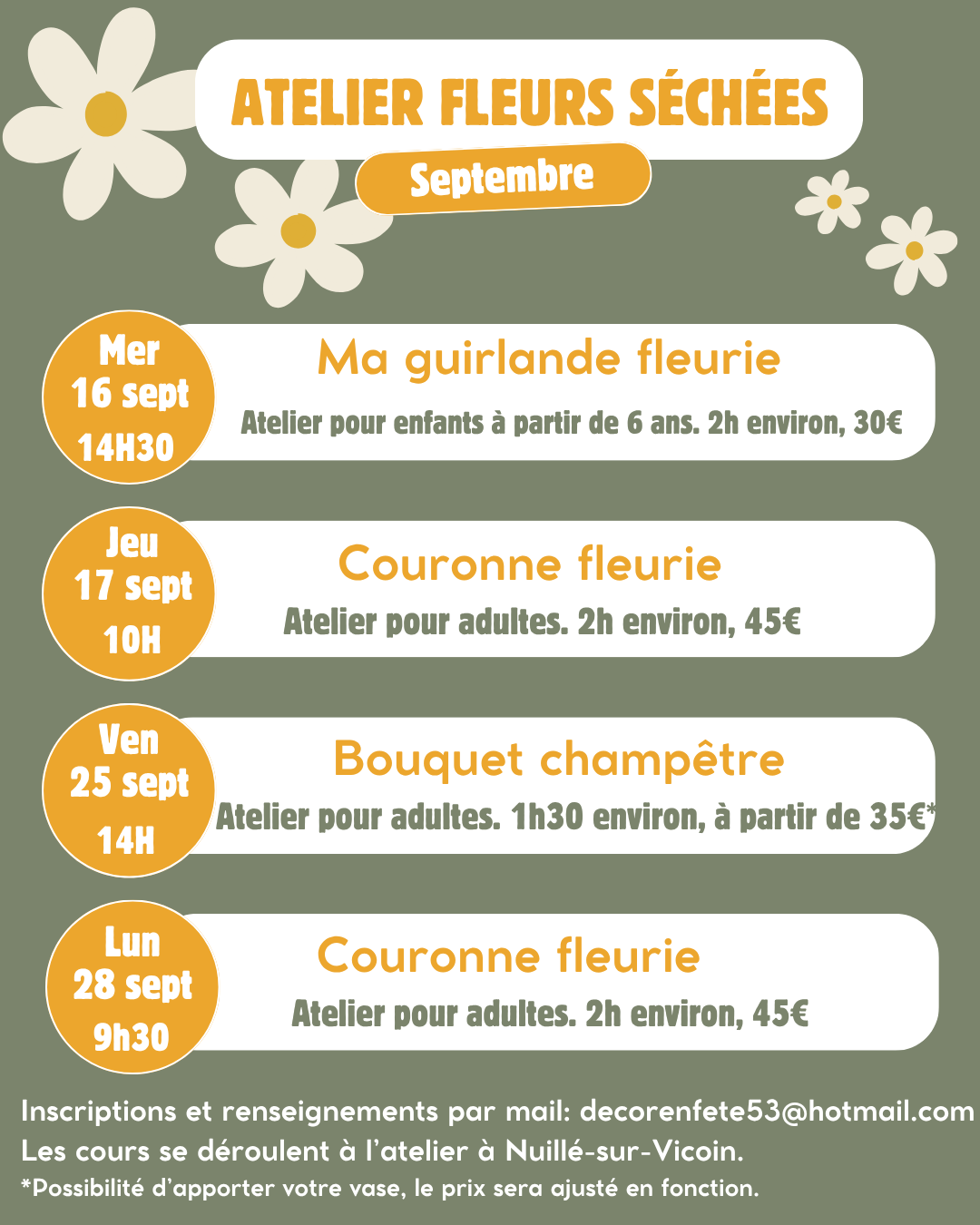 calendrier ateliers fleurs sechees